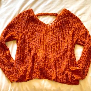 Twist Back Sweater